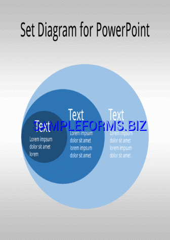 Set Diagram for PowerPoint (Venn Diagram Template)